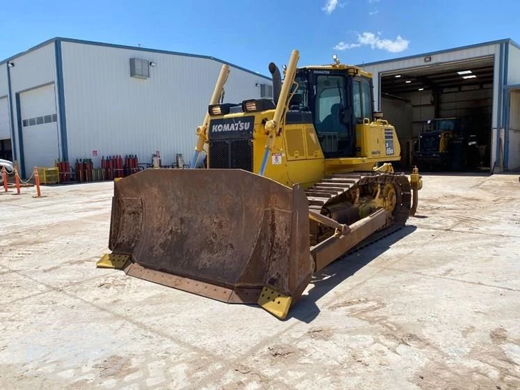 Front of used Komatsu Dozer